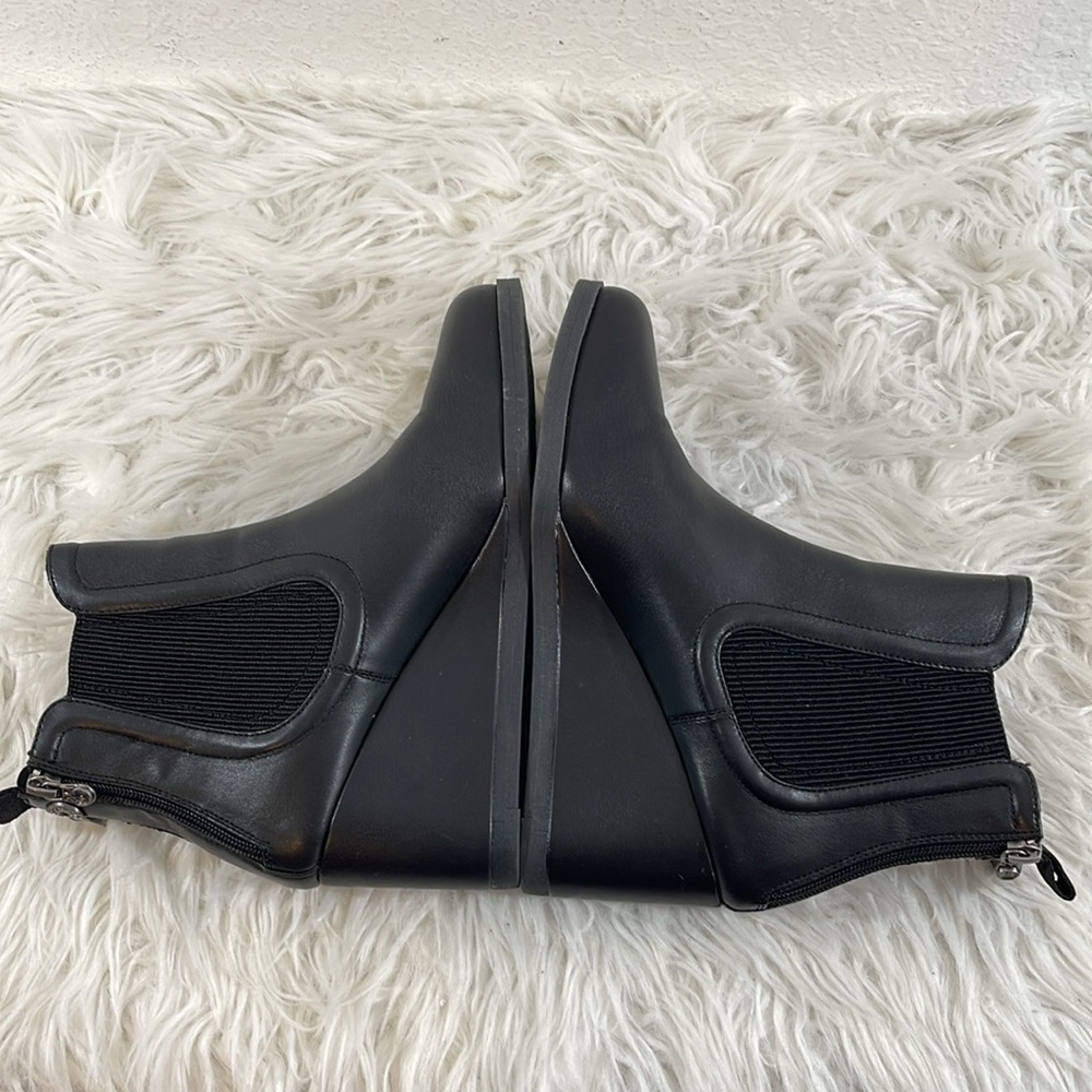Blowfish Malibu Praline Wedge Vegan Booties Boots Black Size 9 NEW - Picture 9 of 16